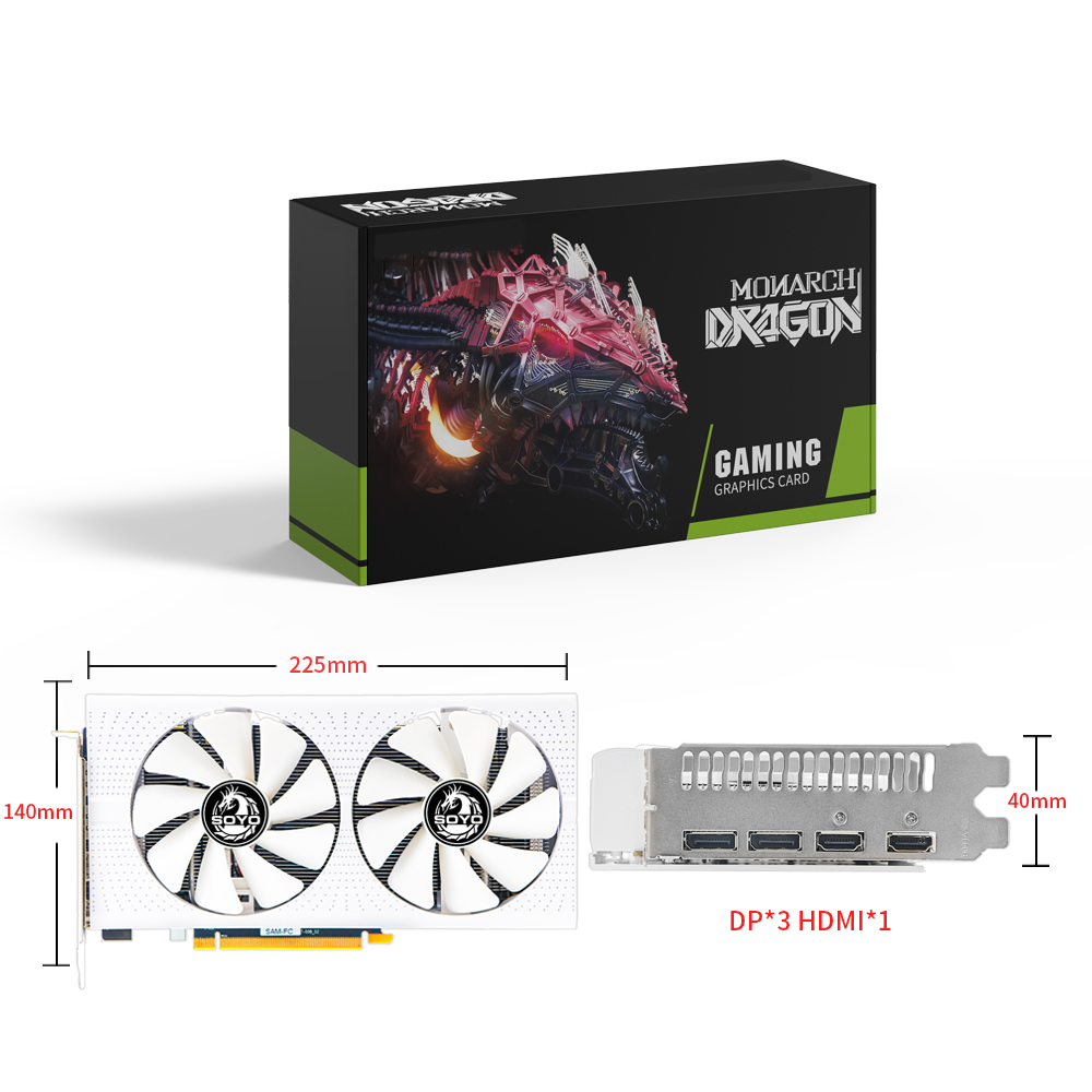 Rx 580 8Gb 2048Sp Gpu - SOYO AMD Radeon RX580 8GB Graphics