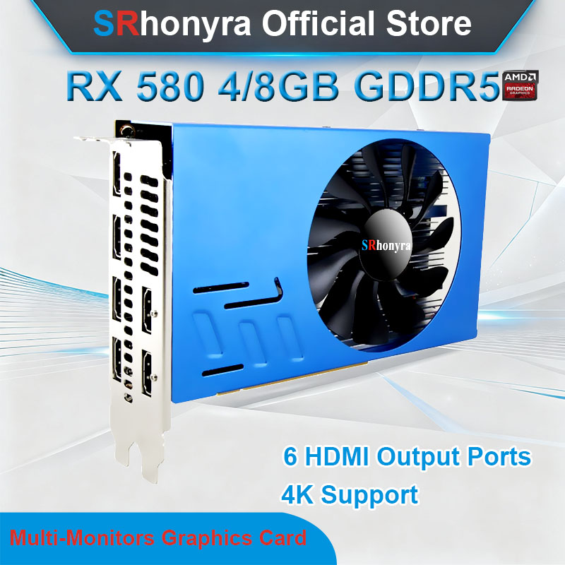 SRhonyra AMD RX580 4/8GB Graph - đánh giá và giá Rx 580 8Gb 2048Sp Gpu