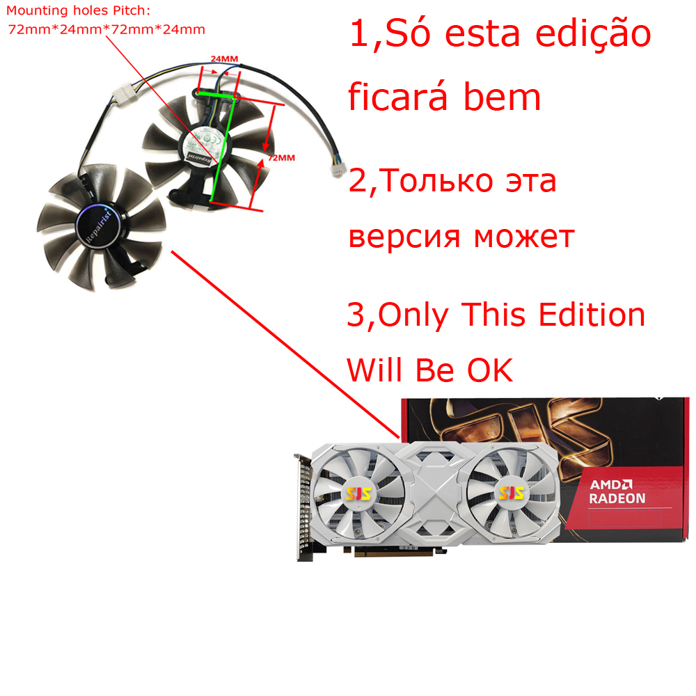 2Pcs/Set,FL8015 12VB,Graphics  - đánh giá và giá Rx 580 8Gb 2048Sp Gpu