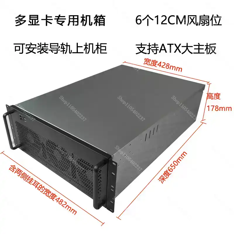 4U Multi GPU Chassis 6 8 Graph - đánh giá và giá 8 Gpu 4U Server Chassis