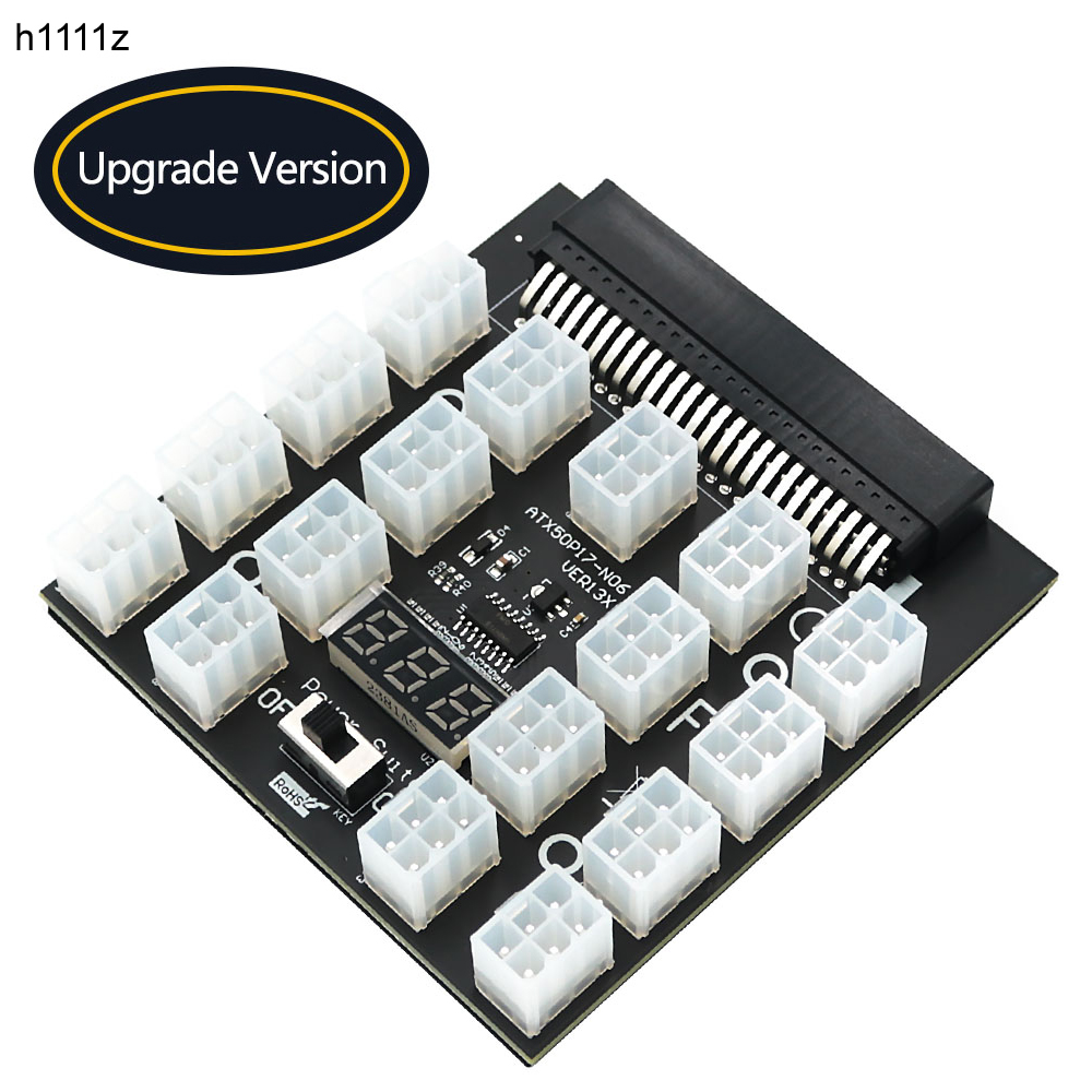 PCI-E 12V 50Pin Để ATX 17 X 6P - đánh giá và giá 2000W Atx Mining Power Supply