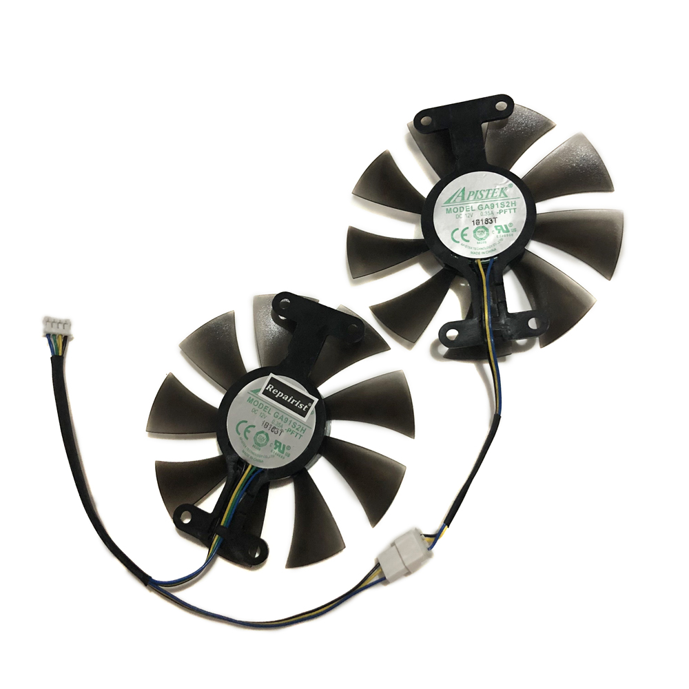 Graphics Card Fan,Video VGA GP - đánh giá và giá Rx 580 8Gb 2048Sp Gpu