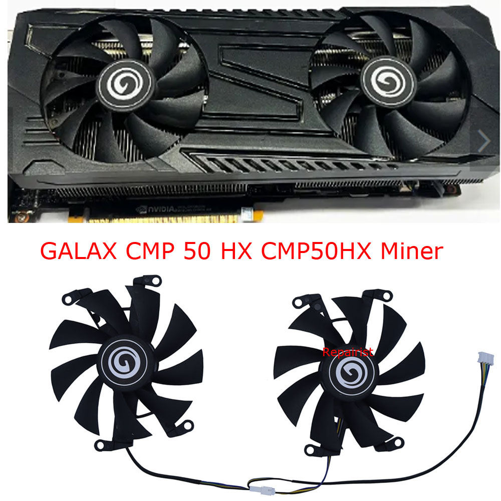 2Pcs/Set,85MM Diameter,Video C - đánh giá và giá Cmp 50Hx Mining Card
