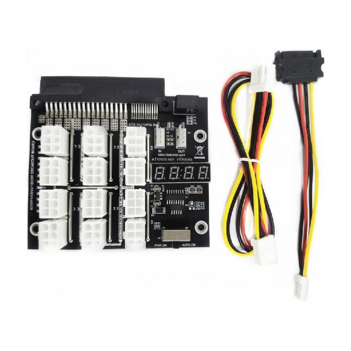 M05K 12 Ports PCIe 6Pin Connec - đánh giá và giá 2400W Server Psu Breakout Board