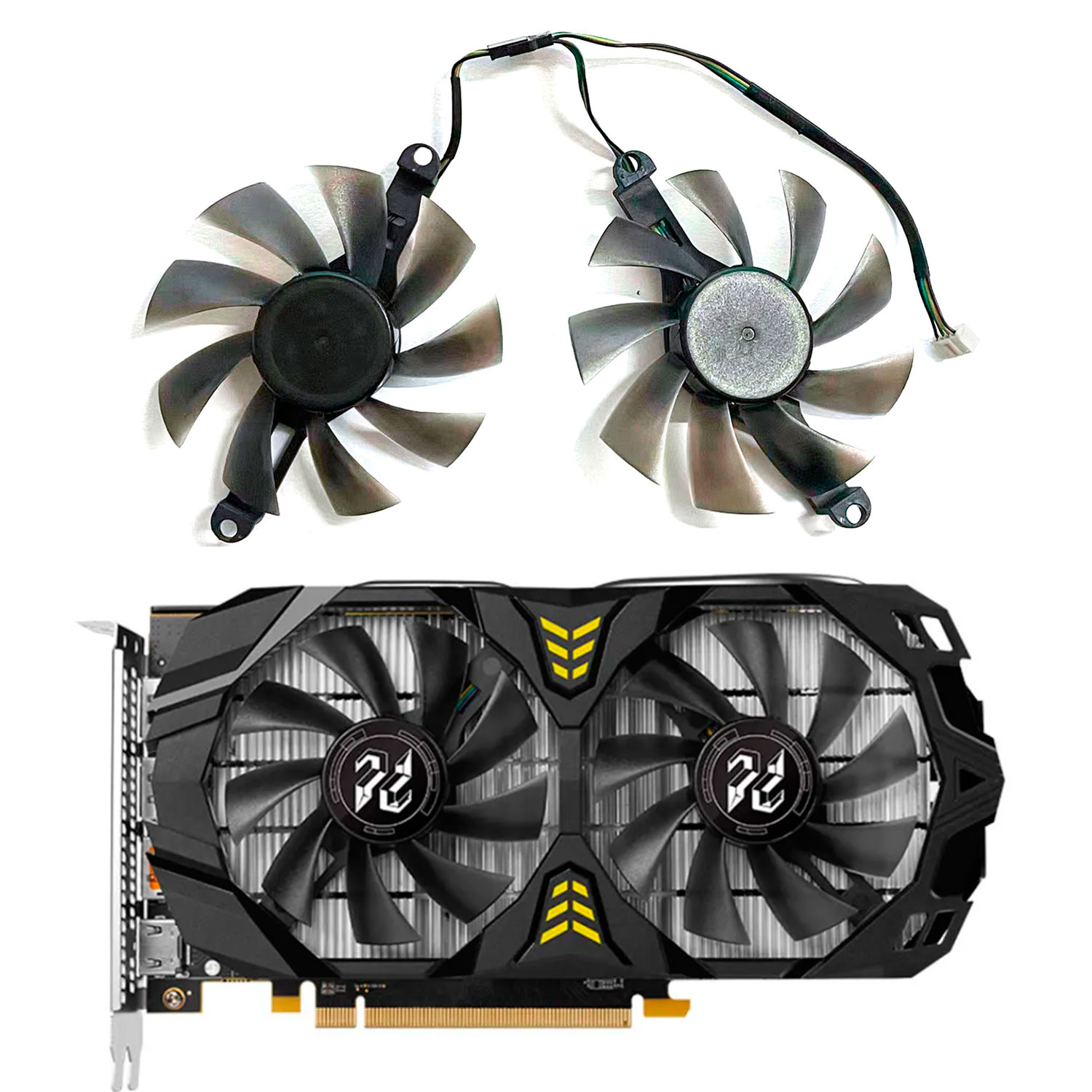 New GPU fan 4PIN 85MM 75MM RX5 - đánh giá và giá Rx 580 8Gb 2048Sp Gpu